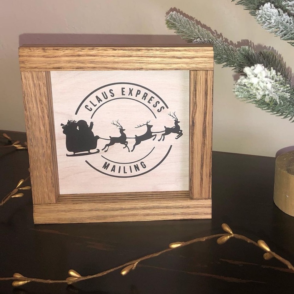 Christmas Sign: Claus Express Mailing